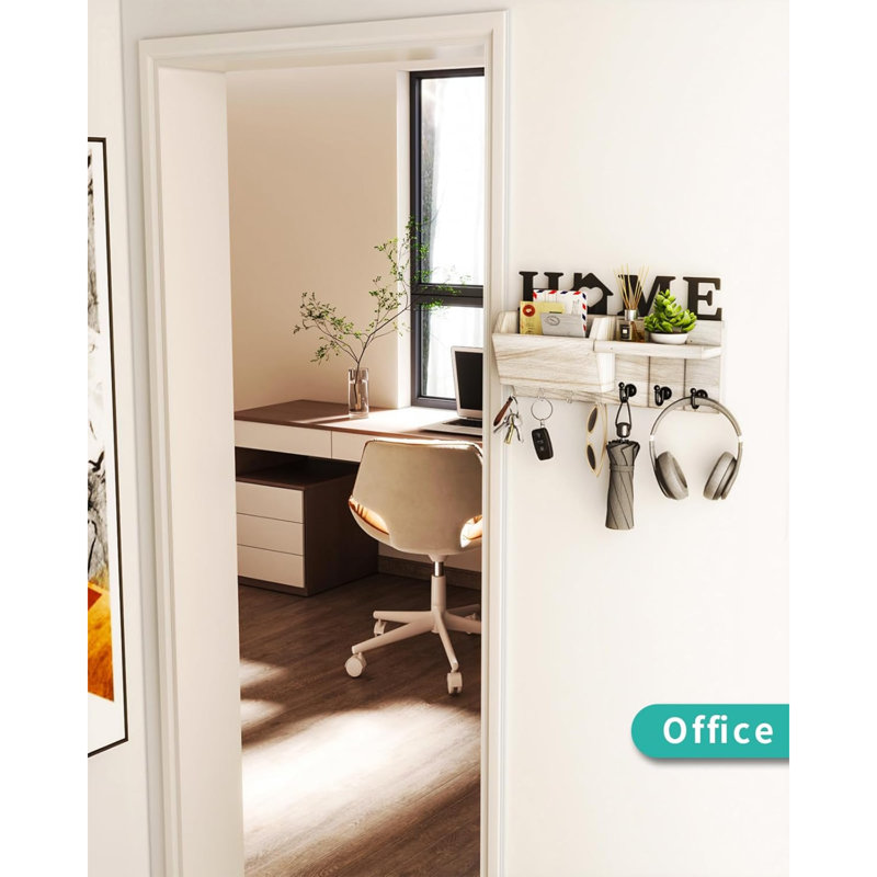 Mikkelson Wall Organizer, White