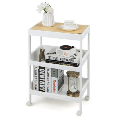 Dysis Wood Bar Cart