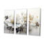 Ensemble de salon Beige Flowers In Full Bloom II - Fleurs-107750436-107750438