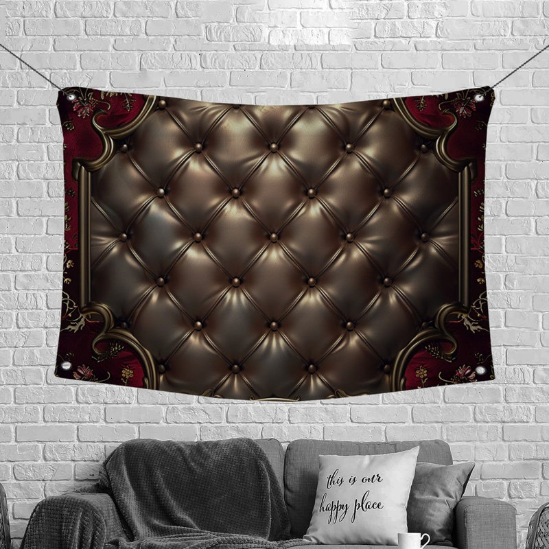 Tapisserie en microfibre, H 68 po x l 80 po