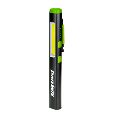 Stylo rechargeable à DEL POWERSMith, 450 lumens, projecteur, modes d'inondation, UV et laser