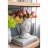 Cement Head Planter Indoor Decor - 8.3Lbs, 7.21In X 6.71In 10.54In, Gray Home 7.3X6.9X10.6 Inches, 8.8Lb, Industrial-90741536