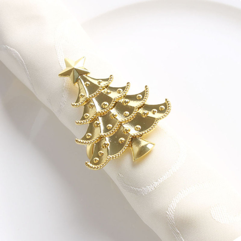 Metal Napkin Ring, Gold
