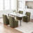 33.5" Rolling Dining Chair（Set of 4）-291495460