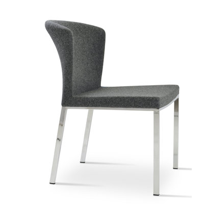 Capri Metal Side Chair in Wool