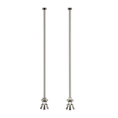 Straight Supply Lines with Shut Off Valves