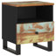 Montville 40cm W Metal Bedside Table