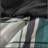 7 PCS Twin XL Plaid Comforter Set with Bed Sheets Teal/Black-134084160
