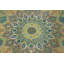Tapis traditionnel vert en laine 10 x 13