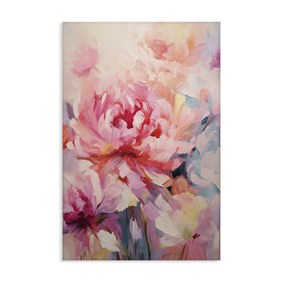 "Floral Explosions", art mural sur toile par Gina Kelly