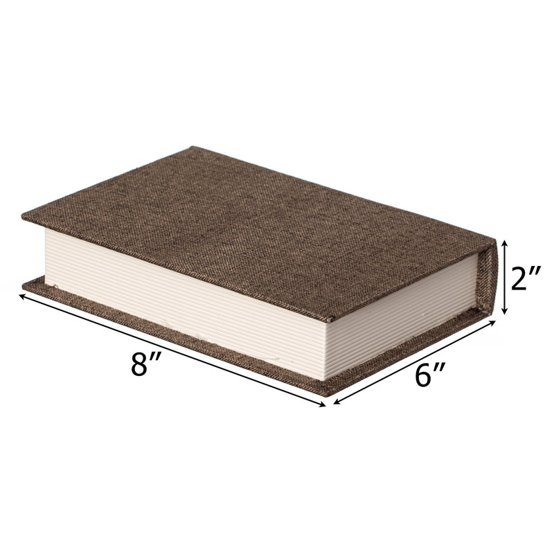  Boîte de rangement en MDF 8 po Classic, Gris