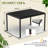 13 Ft. W x 10 Ft. D  Aluminum Pergola with Adjustable Louvered Roof