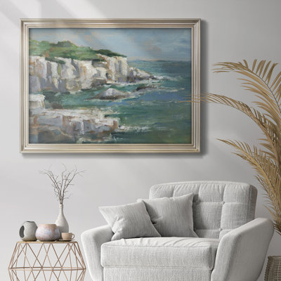 White Sea Cliff I - reproduction d'art sur toile