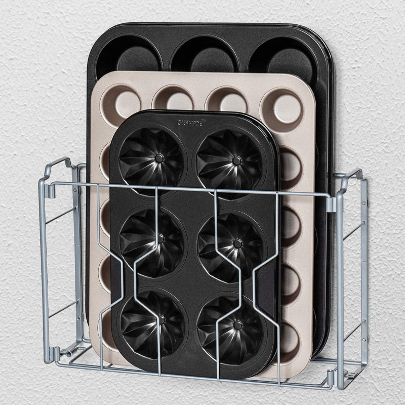 Metal Wall Organizer with Wall Baskets