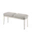 Banc rembourré avec pieds en acrylique Boucle