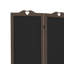 4 clôtures d'intimité, hauteur 67 po, brun noyer avec tableau noir pour écran de chambre pliable, 4, 5,5 pi