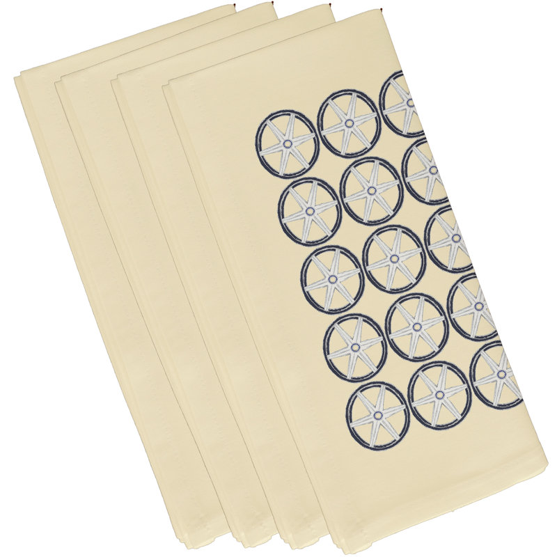 Ensemble de serviettes 4 pièces Aksel, Citron doux