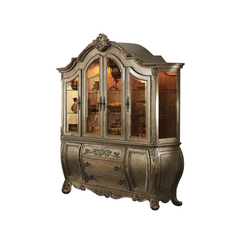 Sideboard with Bar Hutch, Vintage Oak