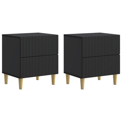 43cm W Manufactured Wood Bedside Table