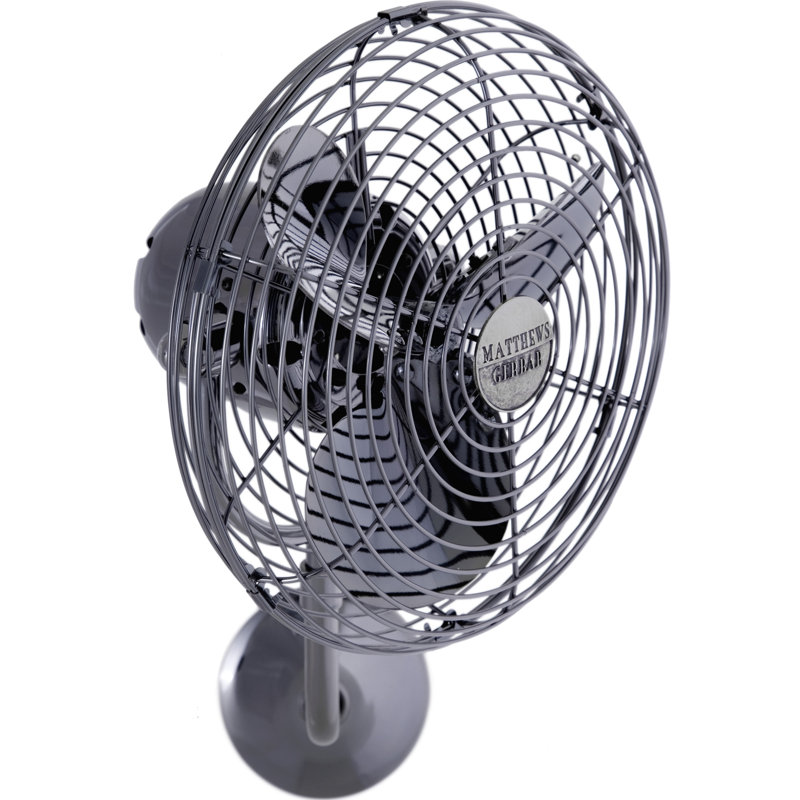 Ventilateur mural 20 "Matthews Fan Company, Nickel noir