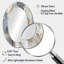Miroir mural beige et gris-1216369562