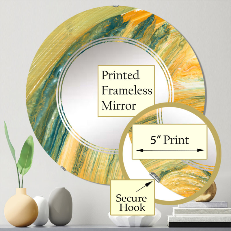 Miroir de salle de bain sans cadre, 24 po x 24 po
