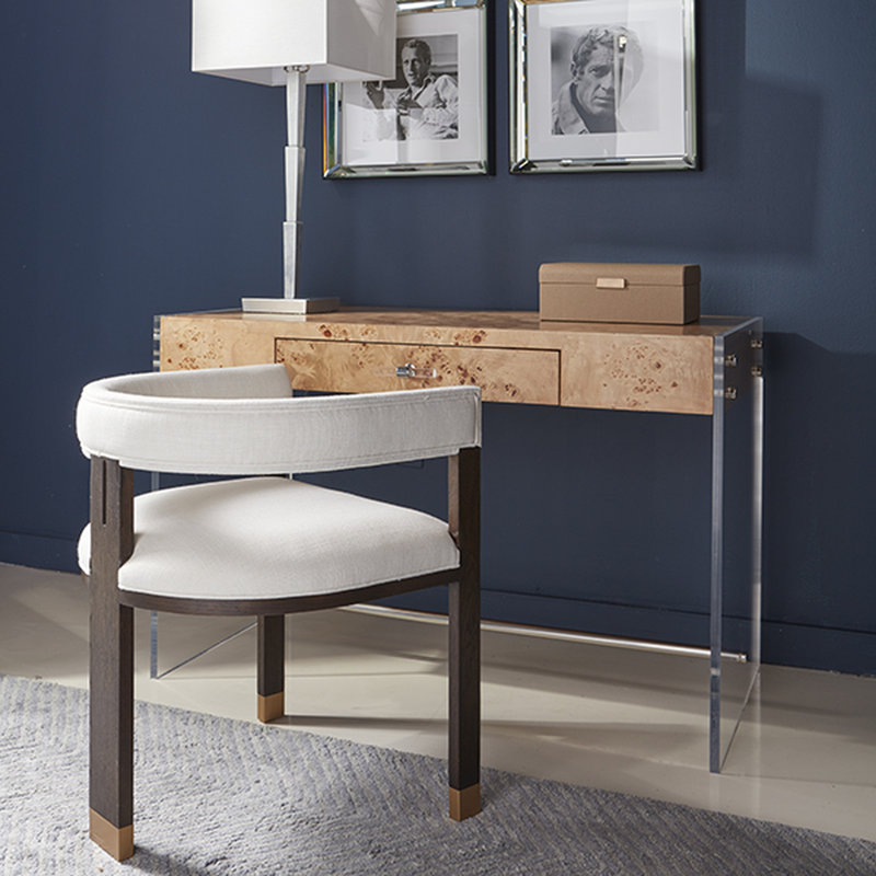 Jude Linen Barrel Chair