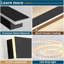 Appliques murales extérieures 23,6 pouces pour la maison, applique murale d'extérieur moderne, intensité variable 3000K-6000K, IP65 imperméable, lumière extérieure longue bande, éclairage mural pour porche, garage avec télécommande