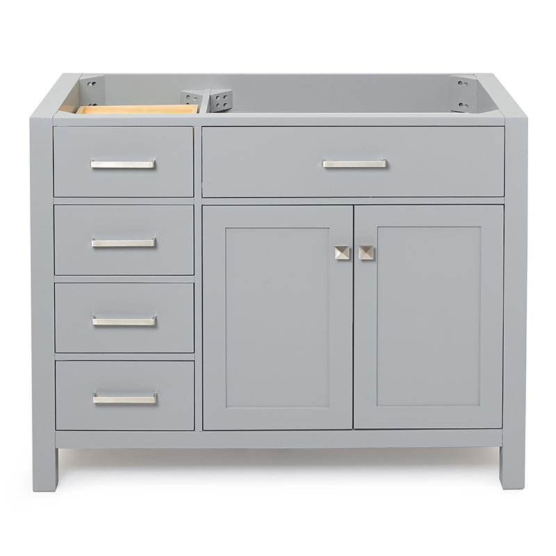 Base de meuble-lavabo simple Petrel, Gris