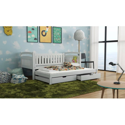 Estero Kids Daybed with Trundle with Drawers