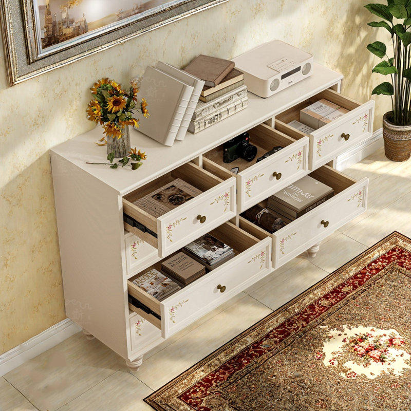 Commodes décoratives simples peintes Retro Country