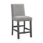 Chaise d'appoint rembourrée en gris duewa