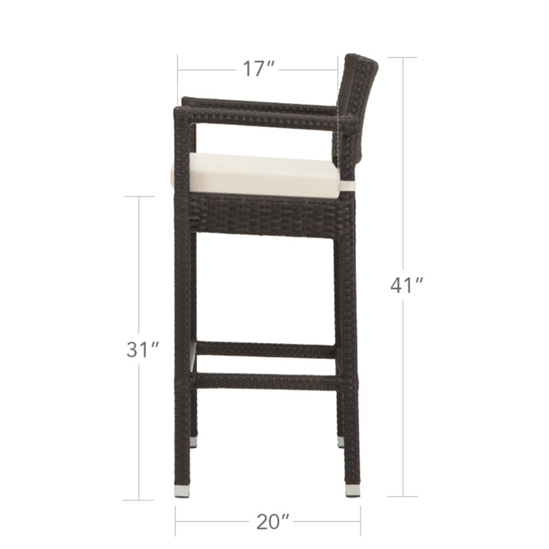 Chaise de bar Zen