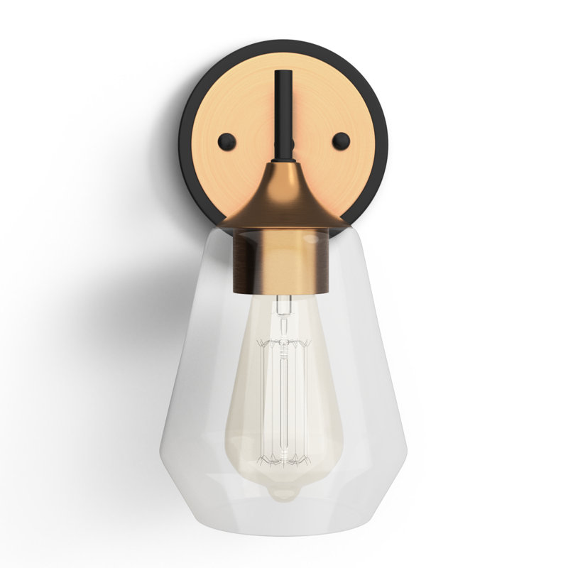 Single Transparent Dimmable Vanity Light