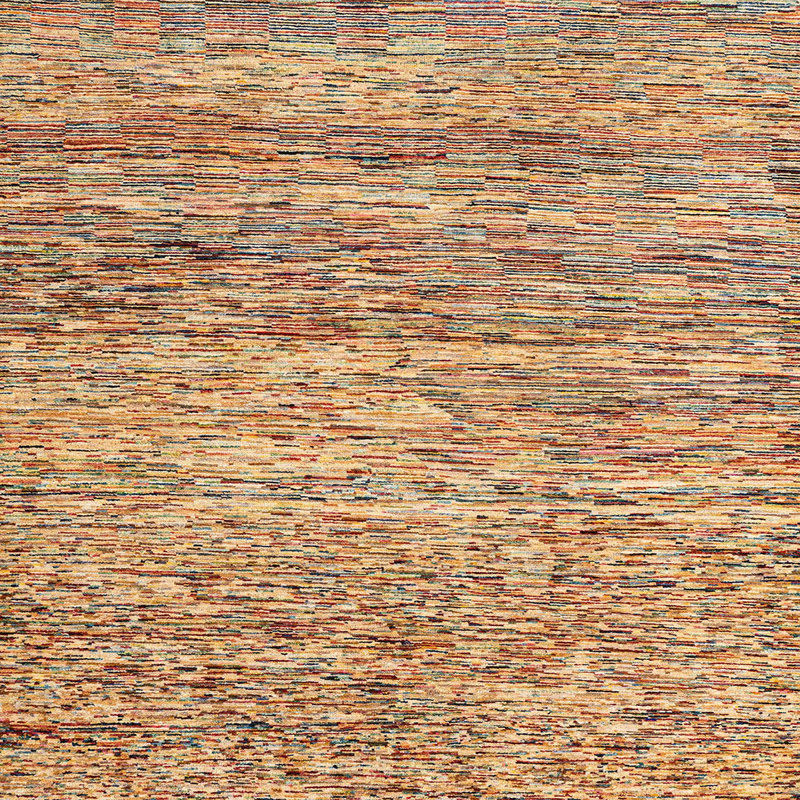 Tapis abstrait moderne 1842, Carré 3 pi