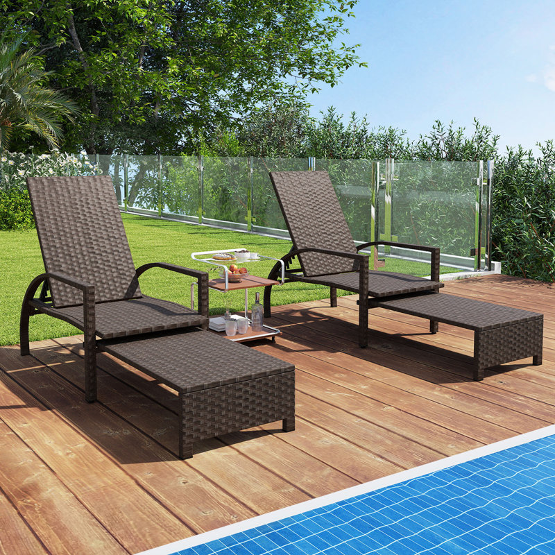 Ardra Outdoor Chaise Lounge