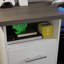 Bureau de jeu, finition blanche