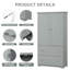 Armoire de rangement large avec 2 tiroirs Roomfitter