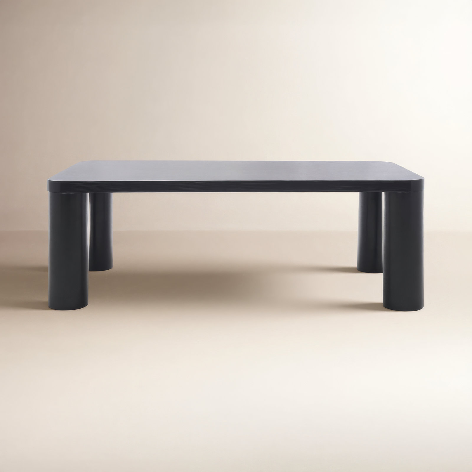 Patricio Single Coffee Table, 16.14" H x 48.03" L x 25.98" W, Black