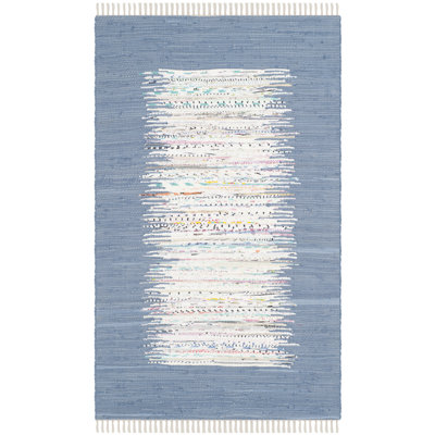 Aitken Hand Woven Cotton Abstract Rug