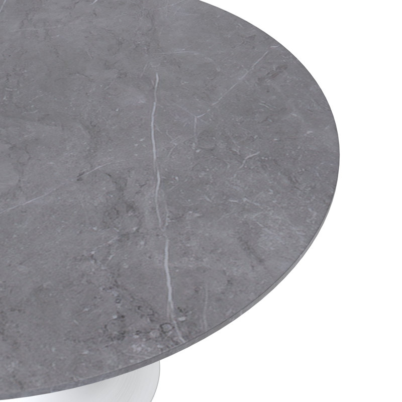 Table de salle à manger Heatherton, Gris,  29.35" H x 47.24" W x 47.24" D