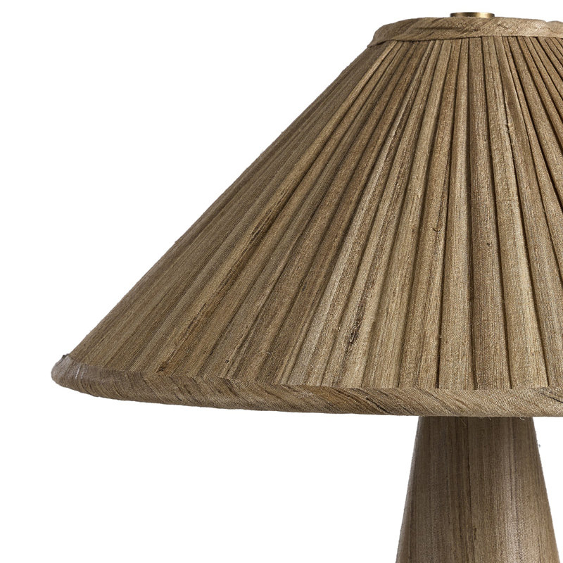 Cordelia Table Lamp-Natural Silk