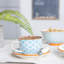 Nicola Spring - Hand-Printed Cappuccino Cup & Saucer-50946706