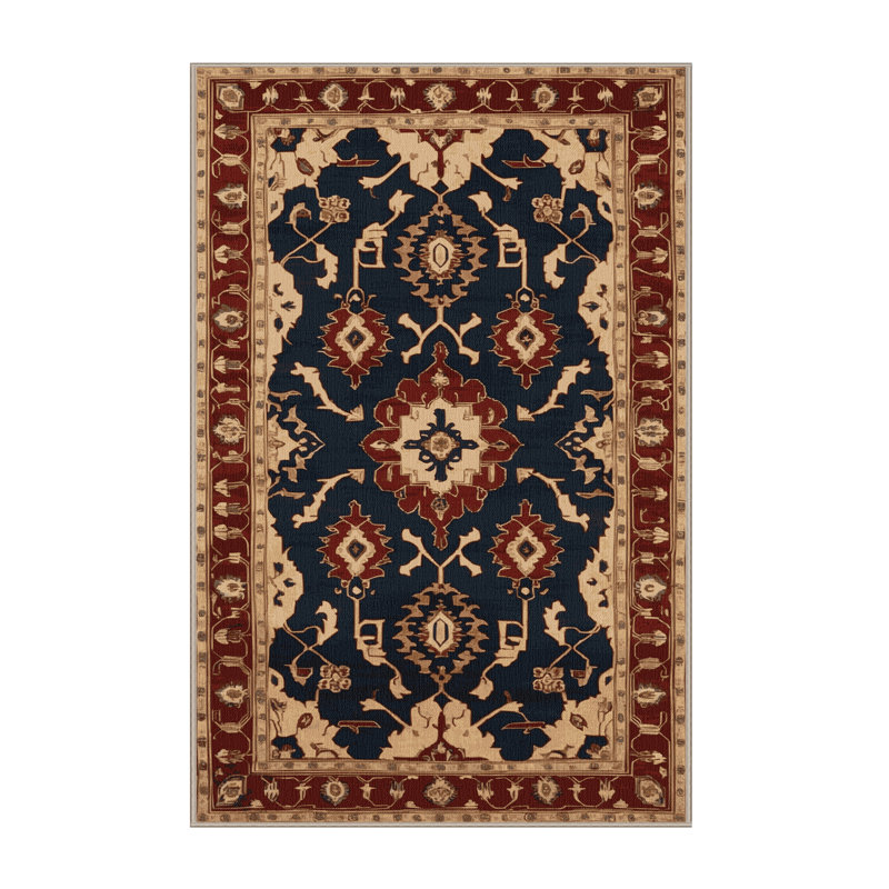 Tapis brun lavable à la machine, Rectangulaire 2 pi x 3 pi
