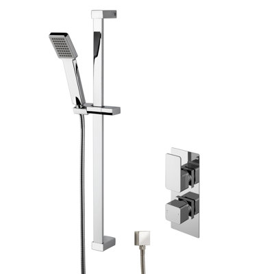 Thermostatic Shower with Handheld Shower Head