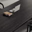Bureau long noir minimaliste en bois massif pour le bureau-1556726629