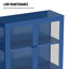 Vaisselier en acier de 59,06 po de largeur Neschka-813664203