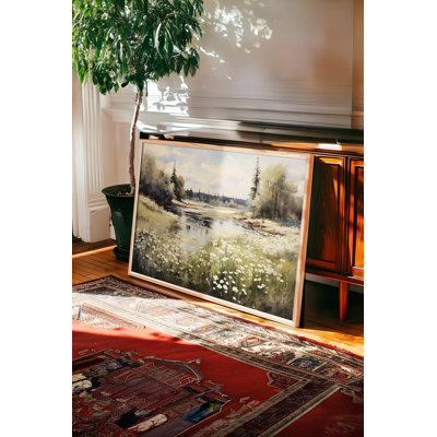 Peinture décorative encadrée