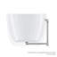 Baignoire piédestal en cuivre 66 po x 32 po Paige-101944276