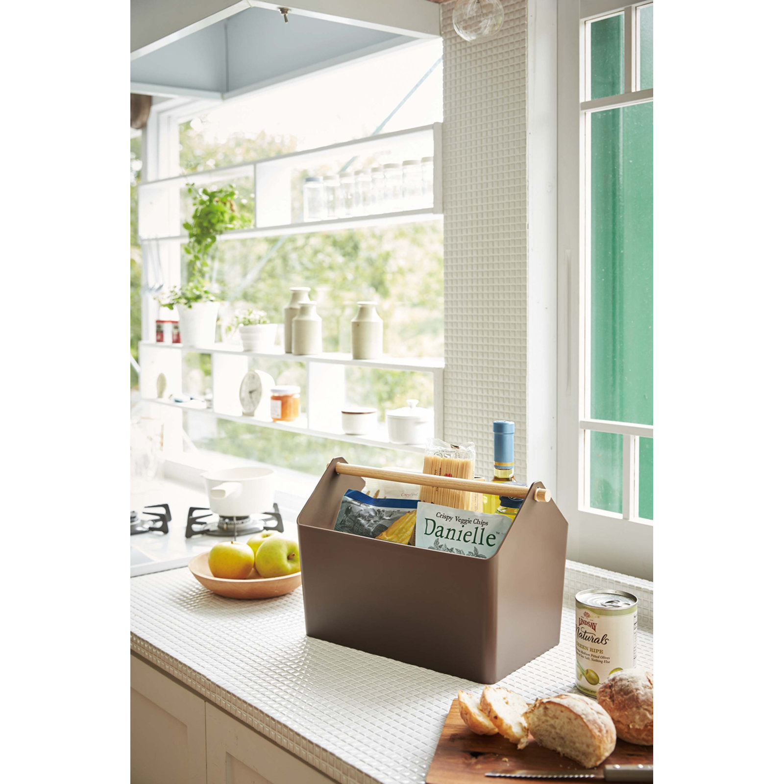 Storage Organizer Bin, Brown